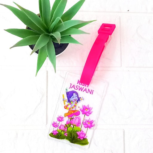 Luggage Tag - Krishna (Transparent Tag)