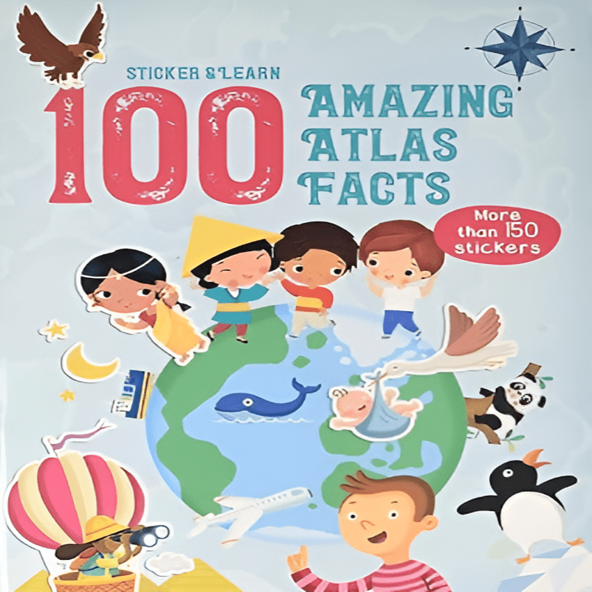 100 Fun Facts to Sticker: Atlas - Book Review - Bibliophiles