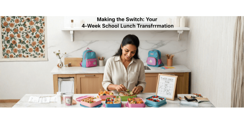 4-Week School Lunch Transformation Plan: How to Switch to Healthy Bento Meals & Save Money - Bibliophiles