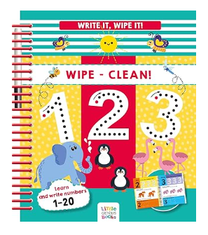 Wipe-Clean 123: Write It, Wipe It!