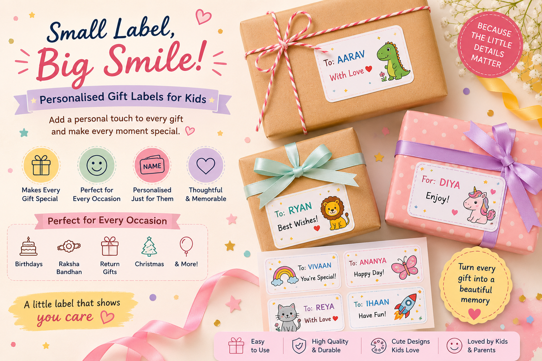 How Gift Labels Make Every Gift More Special for Kids