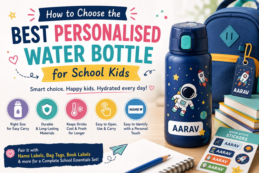 How to Choose the Best Personalised Water Bottle for School Kids