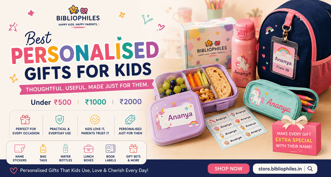 Best Personalised Gifts for Kids India 2026 — Under ₹500, ₹1000 & ₹2000 - Bibliophiles