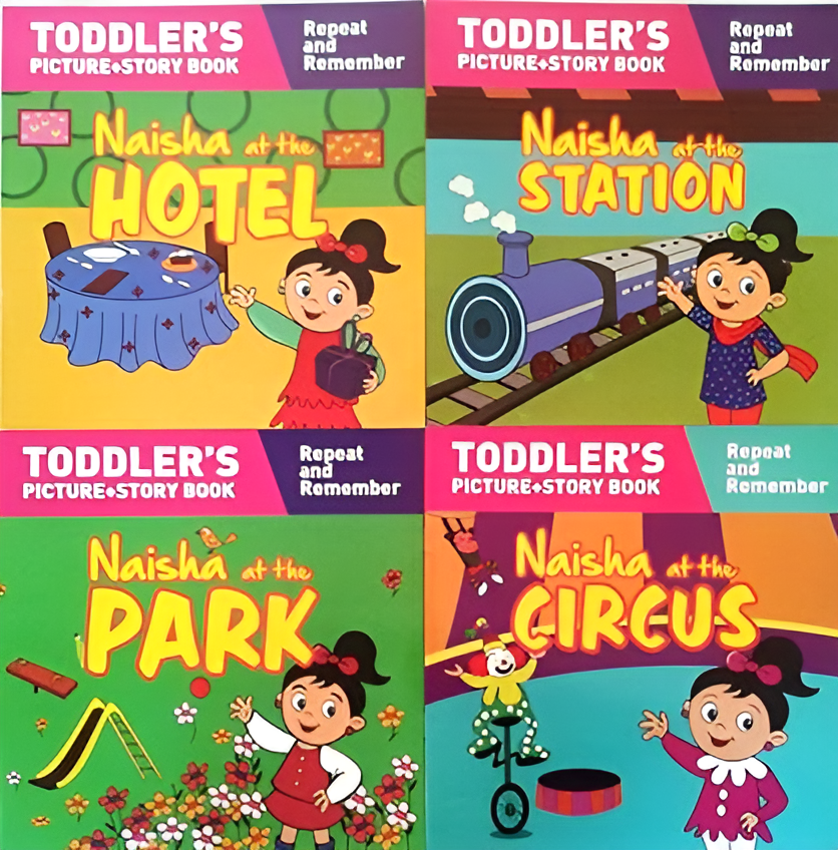 Naisha Series Set 2 (Set of 4 Books) (Toddler's Picture Storybook)