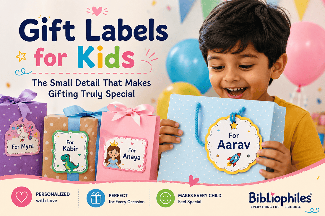 Gift Labels for Kids — The Small Detail That Makes Gifting Truly Special - Bibliophiles
