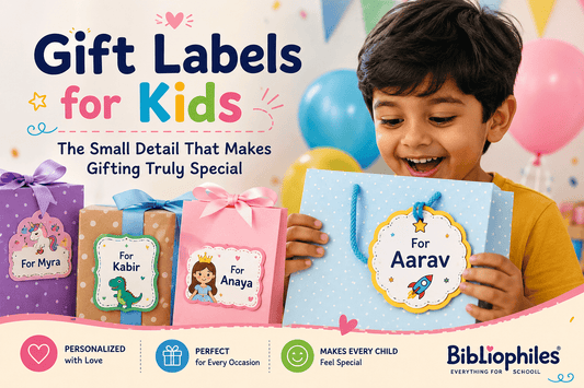 Gift Labels for Kids — The Small Detail That Makes Gifting Truly Special - Bibliophiles