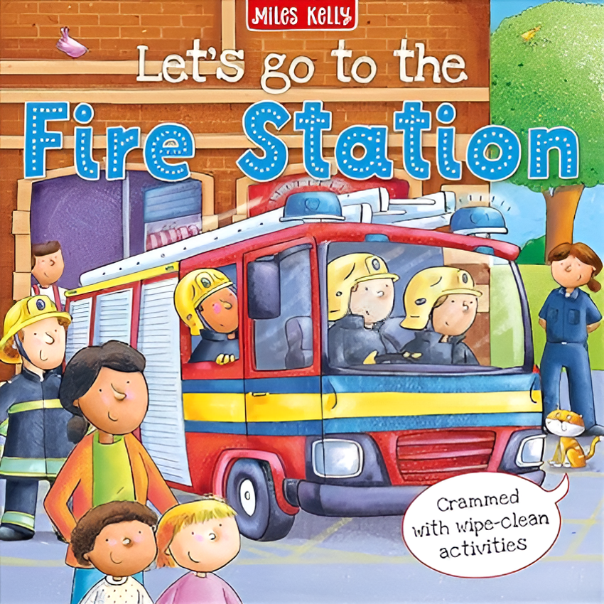 Let's go to the Fire Station - Wipe Clean Activity Book - Book Review - Bibliophiles