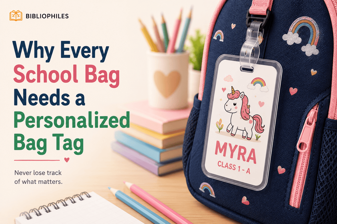 Why Every School Bag Needs a Personalized Bag Tag - Bibliophiles