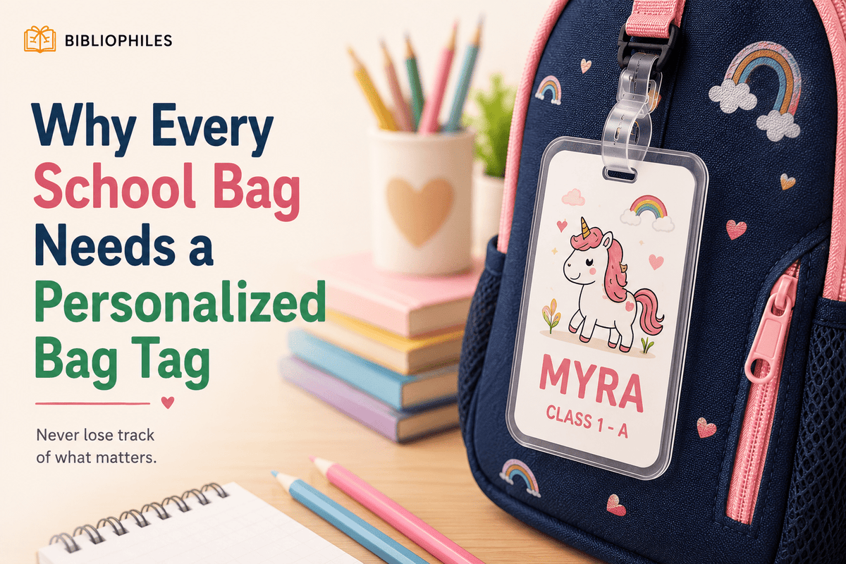 Why Every School Bag Needs a Personalized Bag Tag - Bibliophiles