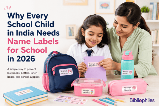Why Every School Child in India Needs Name Labels for School in 2026 - Bibliophiles