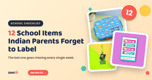 12 School Items to Label That Indian Parents Forget