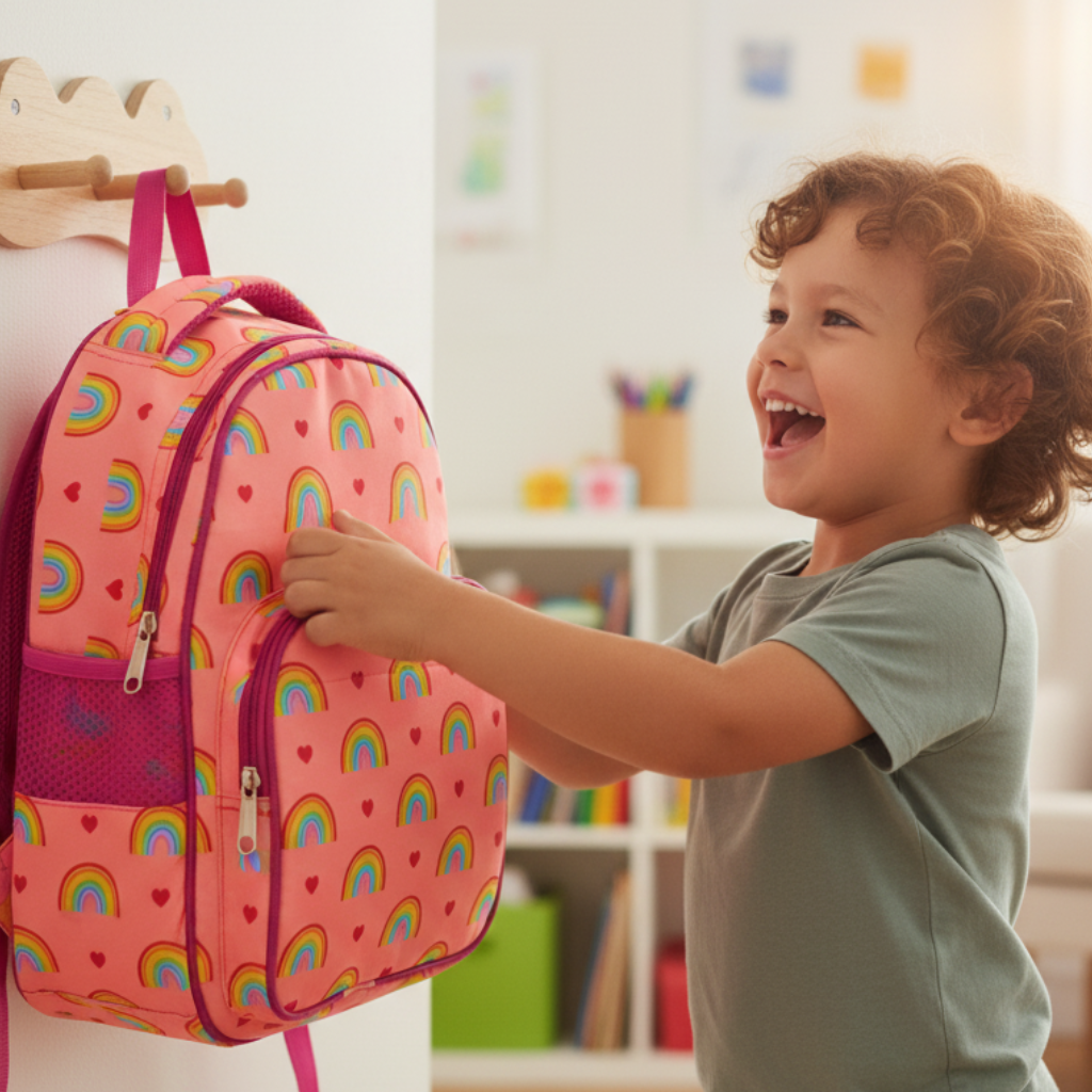 Zootii Smart Kids School Bag - Rainbow
