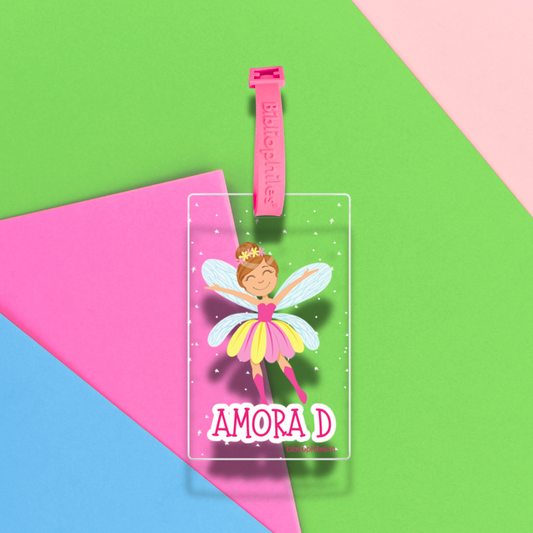 Luggage Tag - Fairy (Transparent Tag)