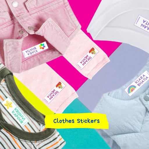 Customised Personalized Clothes Stickers