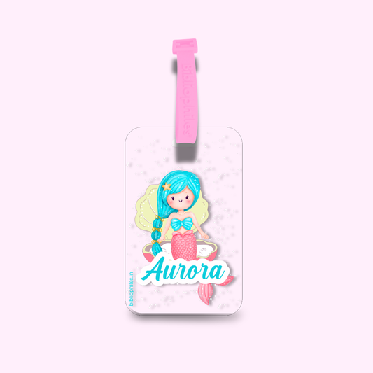 Luggage Tag - Pacific Mermaid (Transparent Tag)