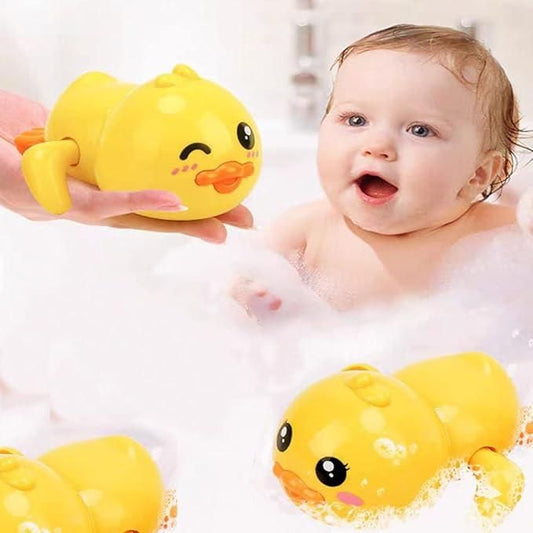 Super Bath Toy Swimming Duck Wind Up Water Floating Duck Toy