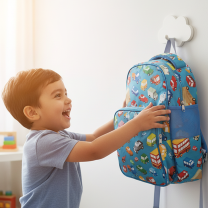 Zootii Smart Kids School Bag - Vehicles