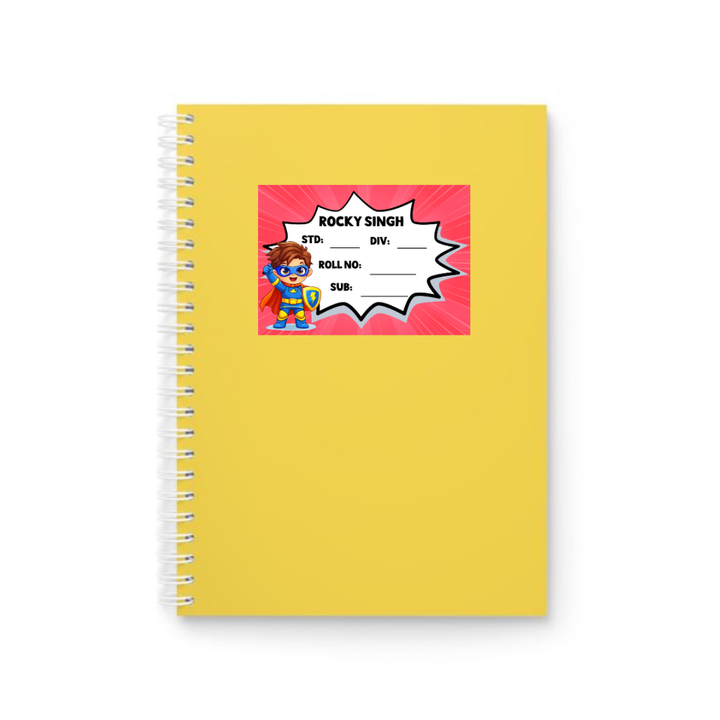 Superhero Kids Book Labels (Personalised)
