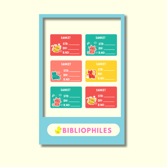 Kitty Cats Book Labels | Personalised Kitty Cats Labels