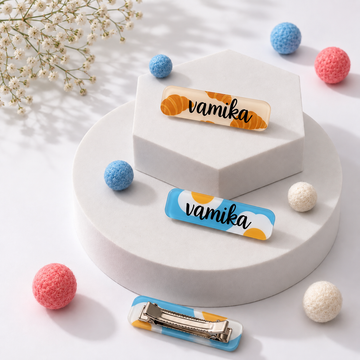 Hair Clips - Breakfast (Pack of 2)