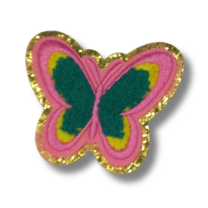 Funky Iron on Patches - Butterfly