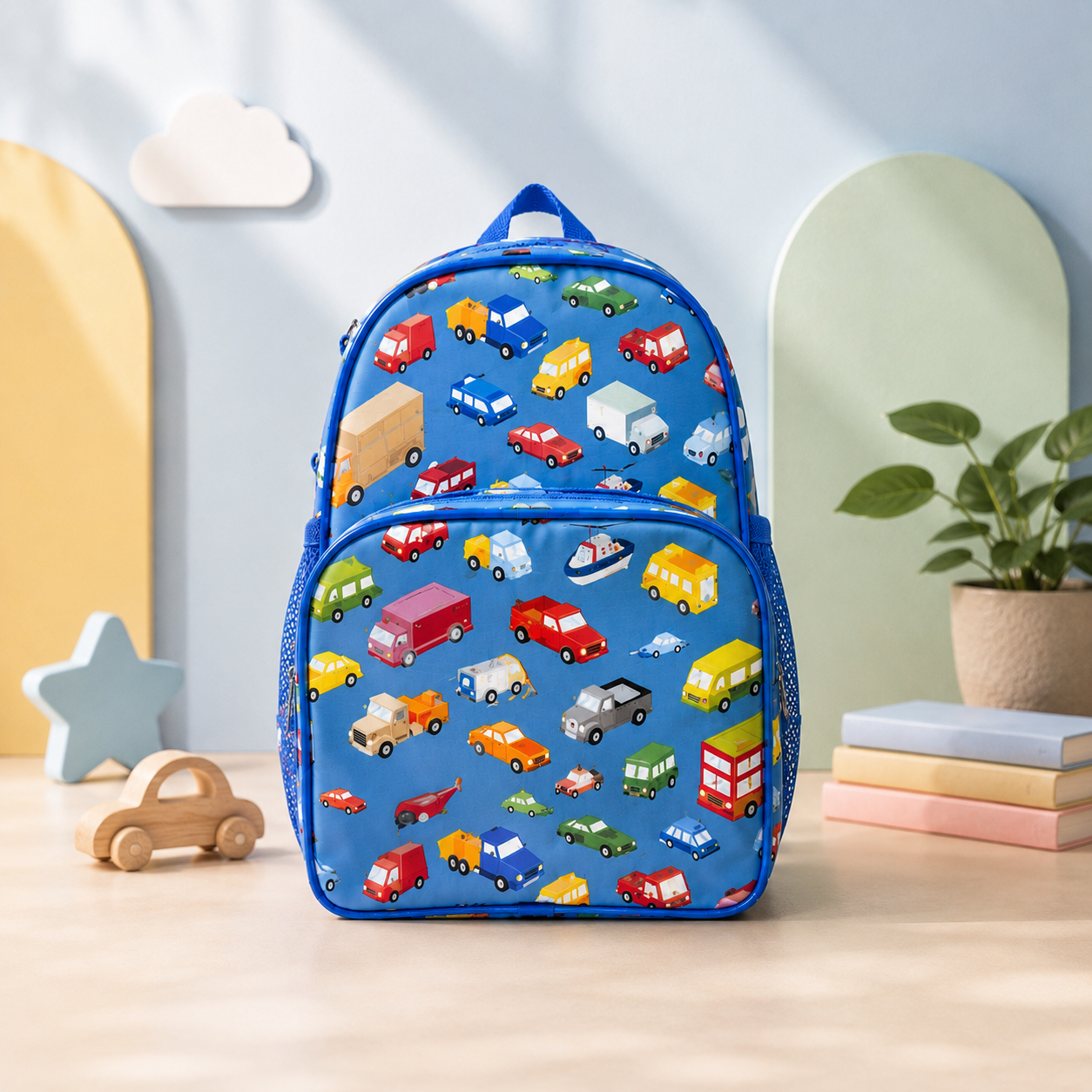 Zootii Smart Kids School Bag - Vehicles