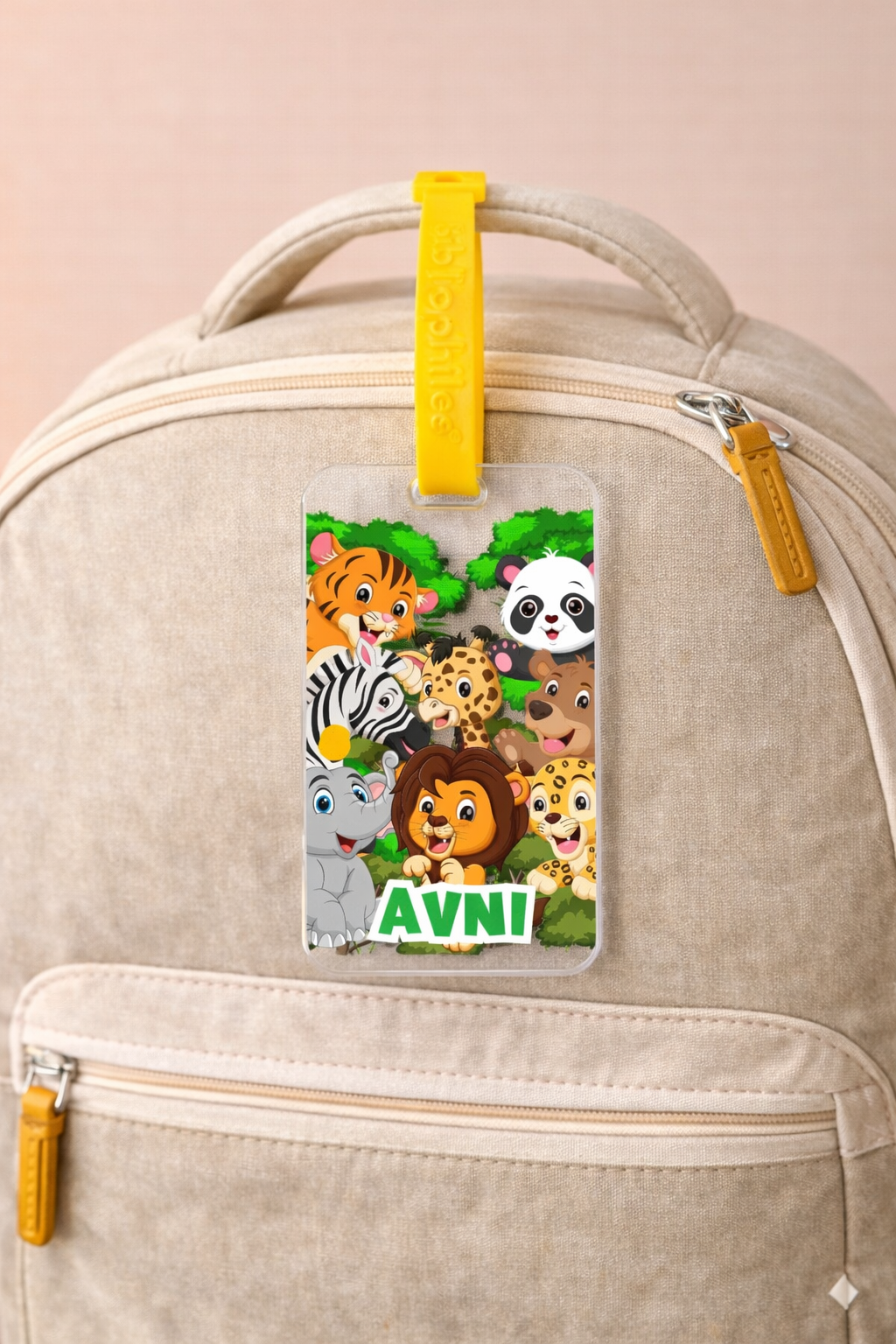 Luggage Tag - Jungle (Transparent Tag)