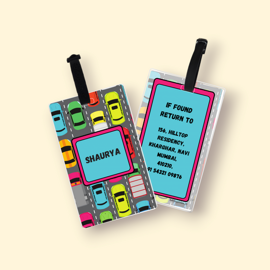 Traffic Personalized Bag Tag