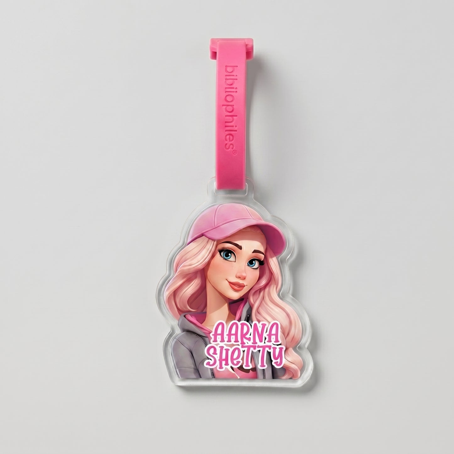 Shape Luggage Tag - Cute Girl