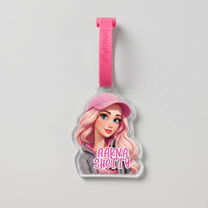 Shape Luggage Tag - Cute Girl