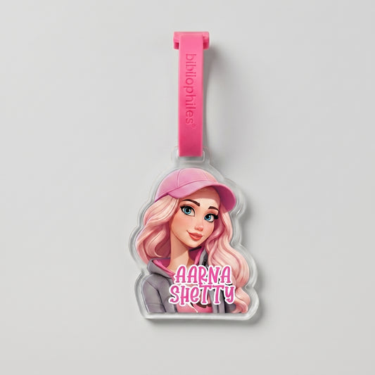 Shape Luggage Tag - Cute Girl