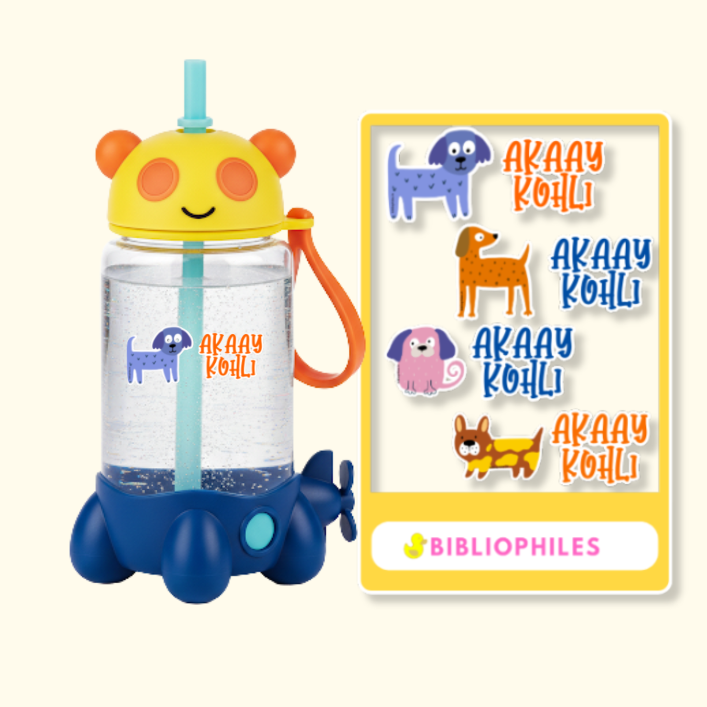 Transparent Labels - Cute Canines  (Personalised)