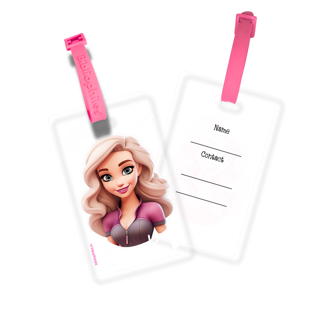 Writable Bag Tags - Cute Girl