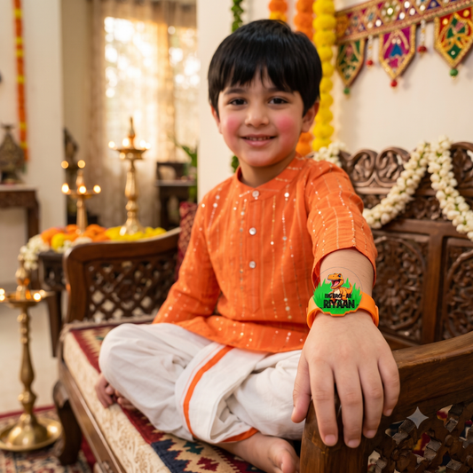Transparent Rakhi - Dino