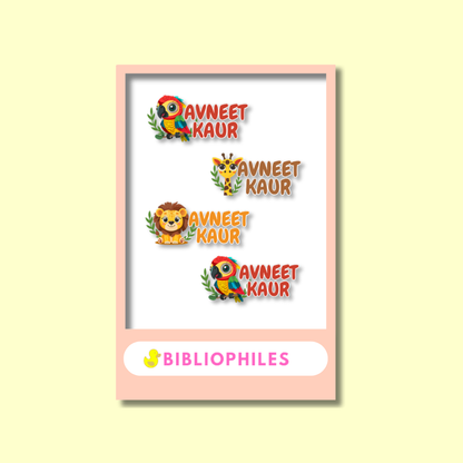 Back to School Combo - Zootii ( Labels Bag Tag Book Labels)