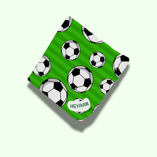 Personalised Muslin Handkerchief Set - Playful (Pack of 3) with Name Labels