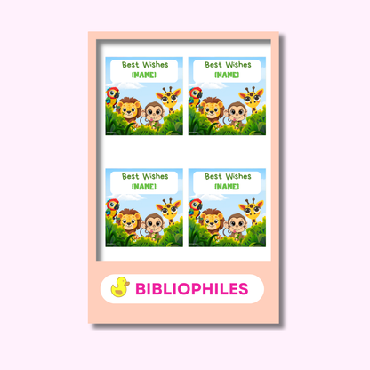 Zootii Personalised Gift Tag Stickers