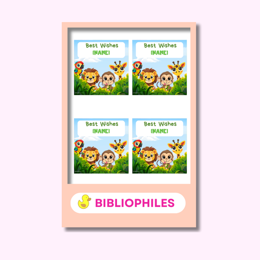 Zootii Personalised Gift Tag Stickers