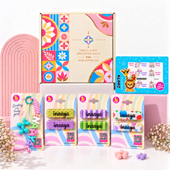 Glam Girl Hamper Box ( 6 Clips, 1 Bag Charm, 1 Embossed)