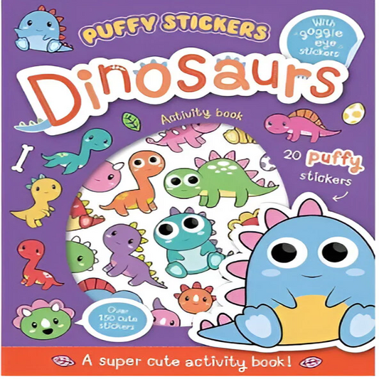 Puffy Sticker Dinosaurs (Wobbly-Eye Puffy Sticker Activity)