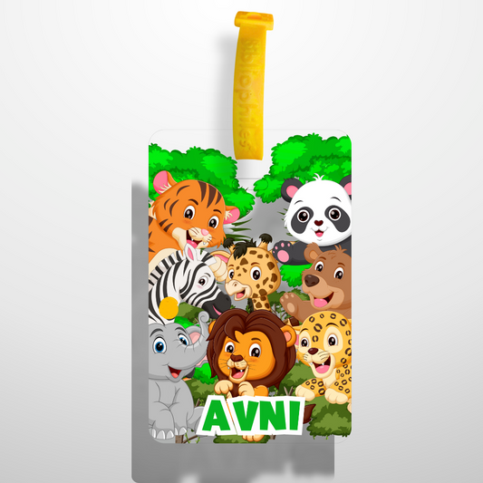 Luggage Tag - Jungle (Transparent Tag)