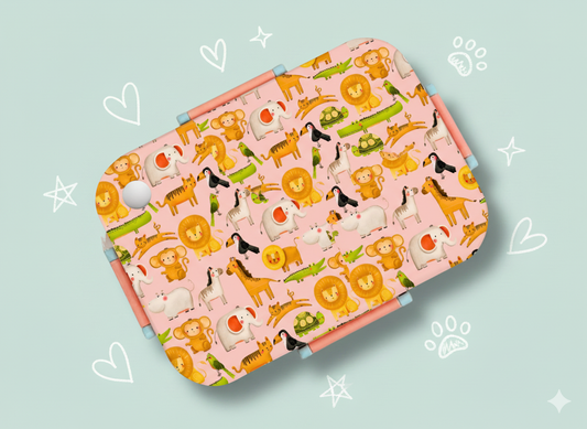 Bento Lunch Box - Jungle (Peach) [Non Personalised]