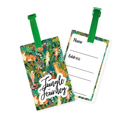 Writable Bag Tags - Jungle Journey