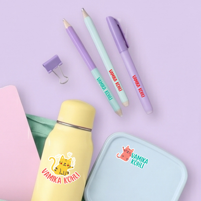 Mix Transparent Labels (Pack of 14 Labels) - Kittens