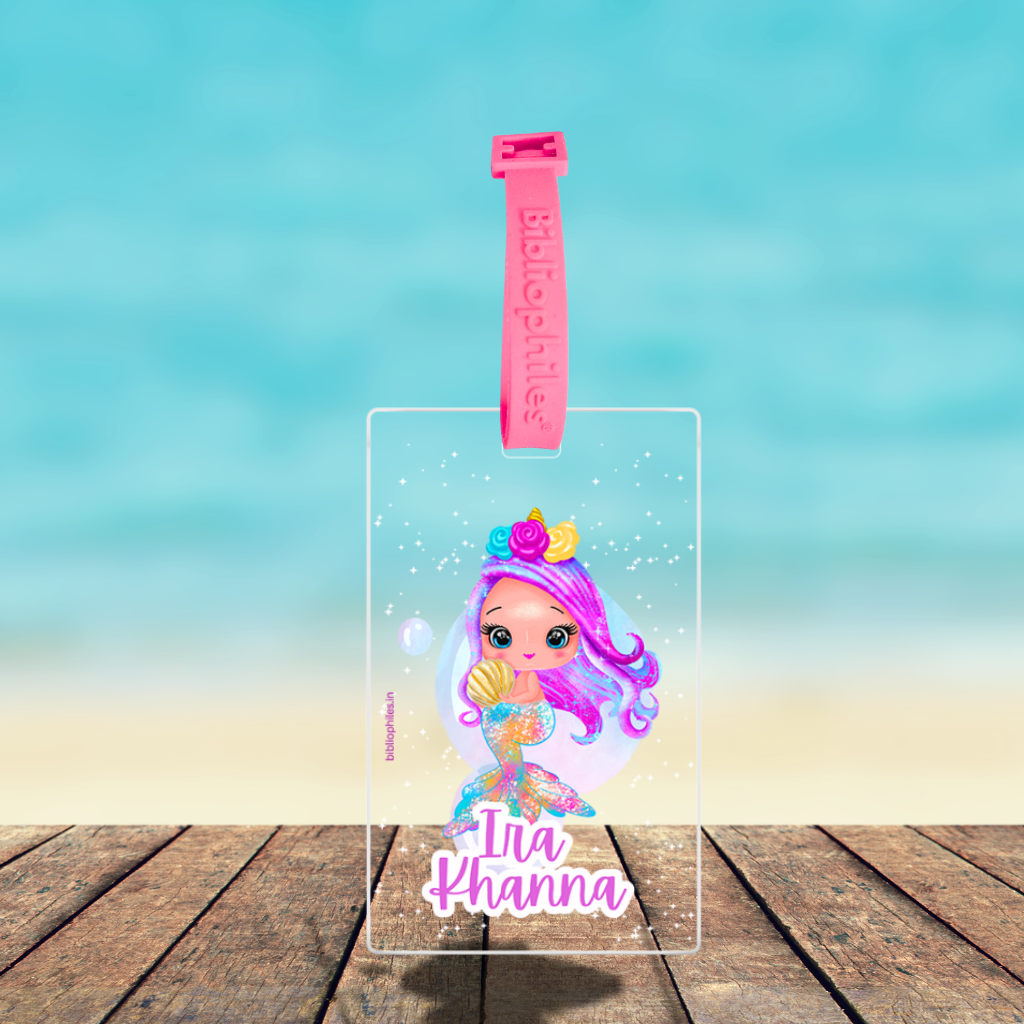 Luggage Tag - Mermaid (Transparent Tag)