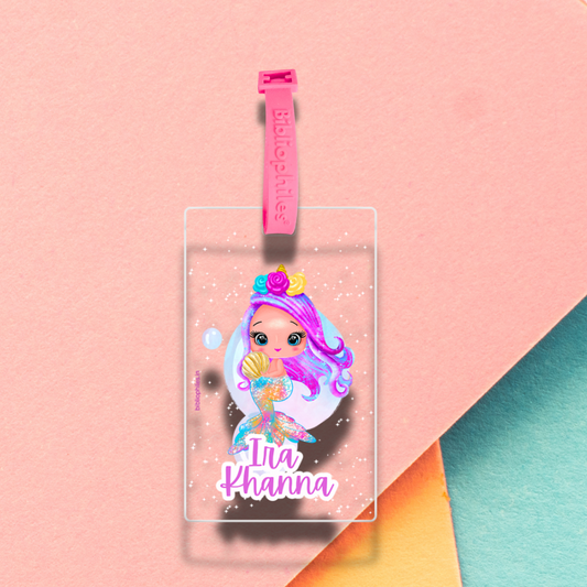 Luggage Tag - Mermaid (Transparent Tag)