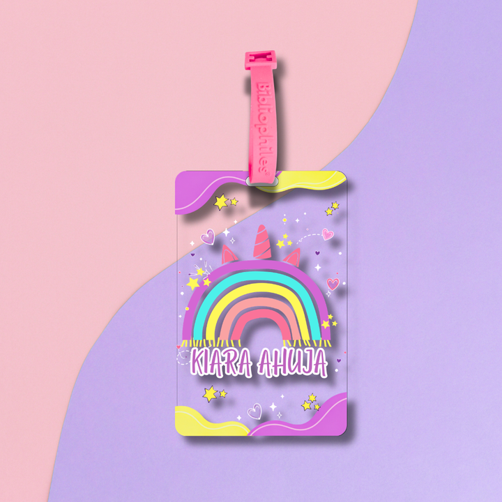 Rakha Bandhan Combo - Rainbow Luggage Tag | Rakhi | Greeting Card