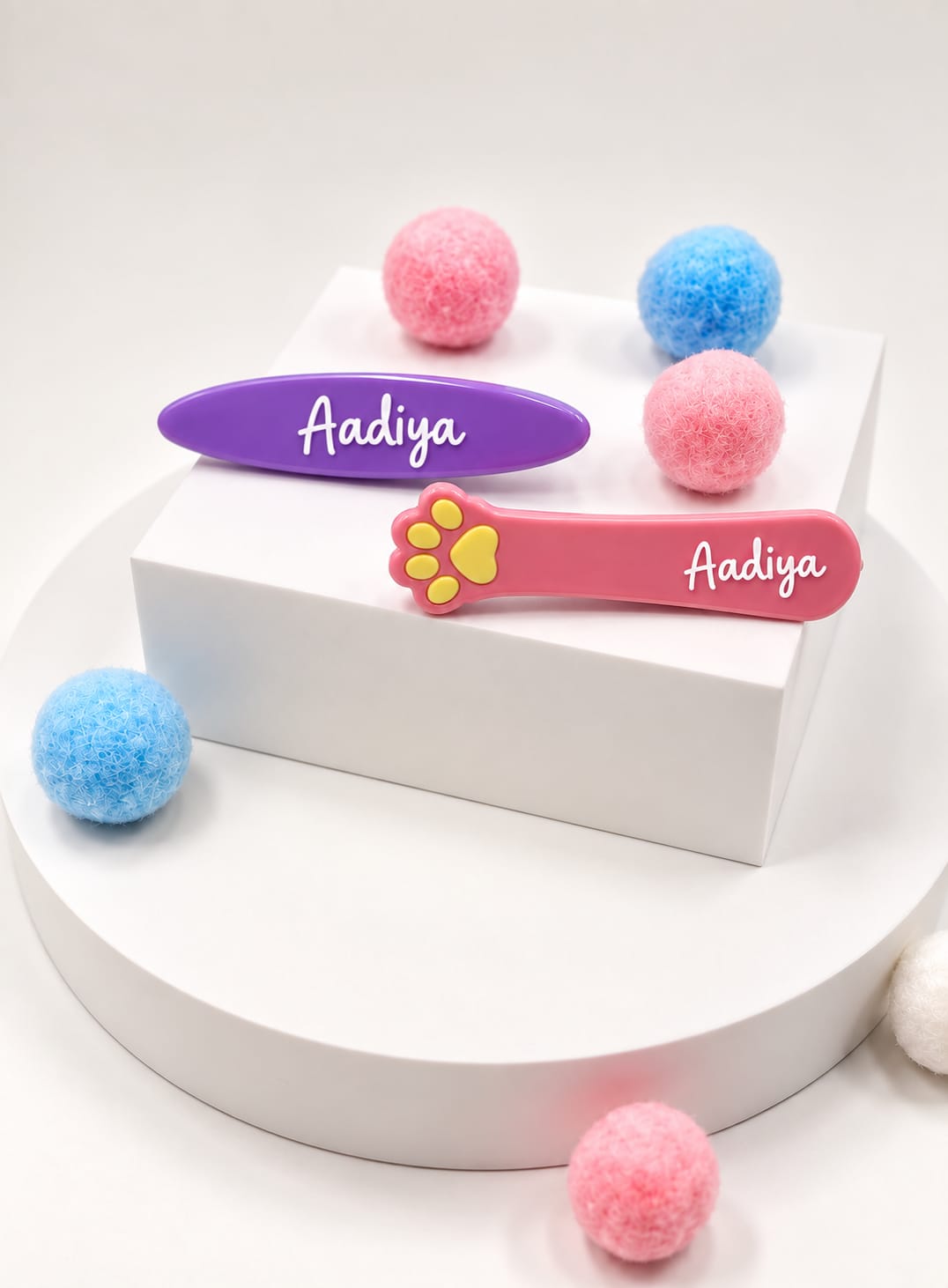 Hair Clips - Paws (Pack of 2)