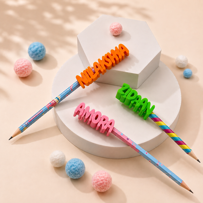 Pencil Toppers Bubble -  Green (Pack of 2)