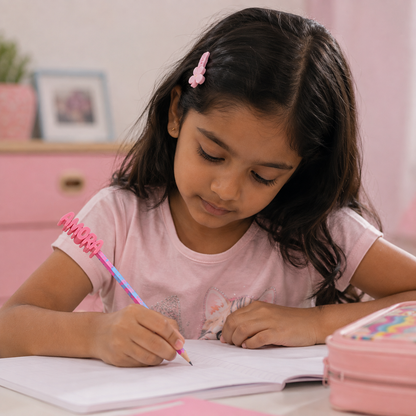Pencil Toppers Bubble -  Pink (Pack of 2)